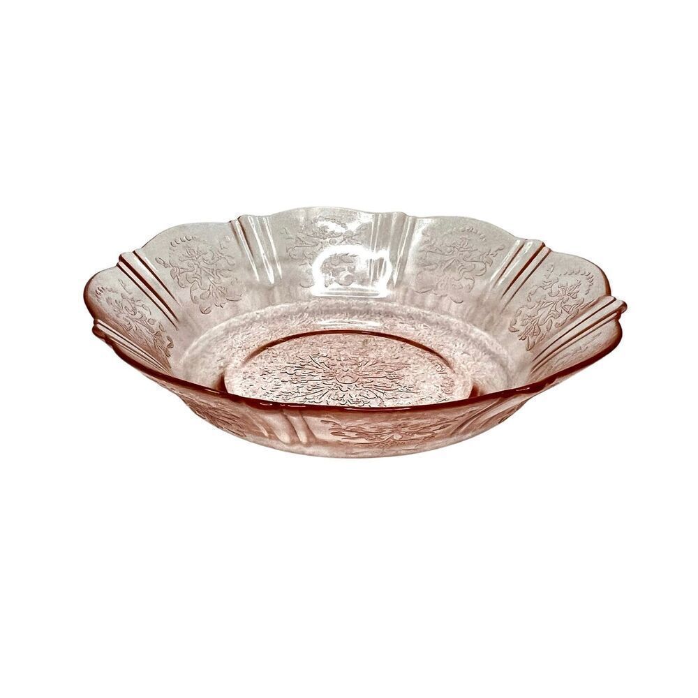 MacBeth-Evans American Sweetheart Pink Fruit Dessert Bowl